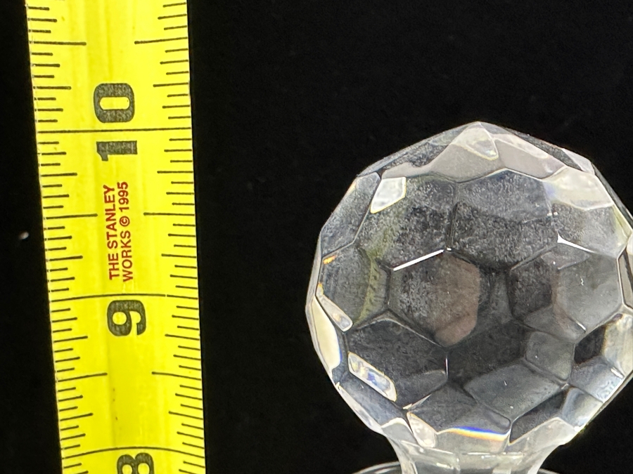 Tiffany & Co. Crystal Plaid Decanter With Stopper 10H [Photo 7]