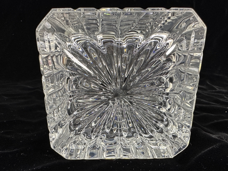 Tiffany & Co. Crystal Plaid Decanter With Stopper 10H [Photo 5]