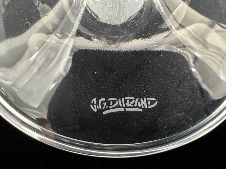 (6) Cristal D'Arques J. G. Durand Florence Stemware Glasses 7 3/8H [Photo 6]