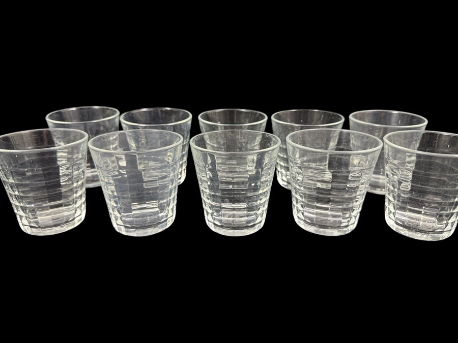 (10) Duralex Glasses Made In France 3.5H