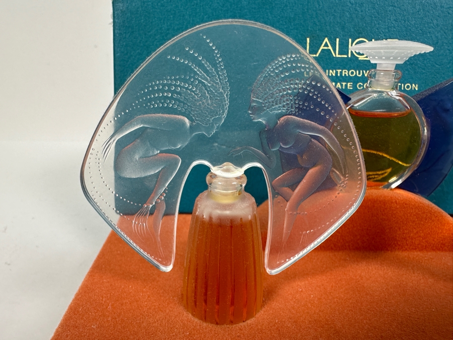 Lalique France Les Flacons Collection Miniatures Perfume Bottles Edition 1998, 1999 And 2000 With Box Les Introuvables The Ultimate Collection [Photo 4]
