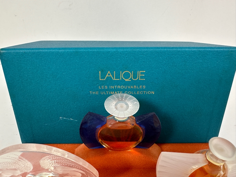 Lalique France Les Flacons Collection Miniatures Perfume Bottles Edition 1998, 1999 And 2000 With Box Les Introuvables The Ultimate Collection [Photo 7]