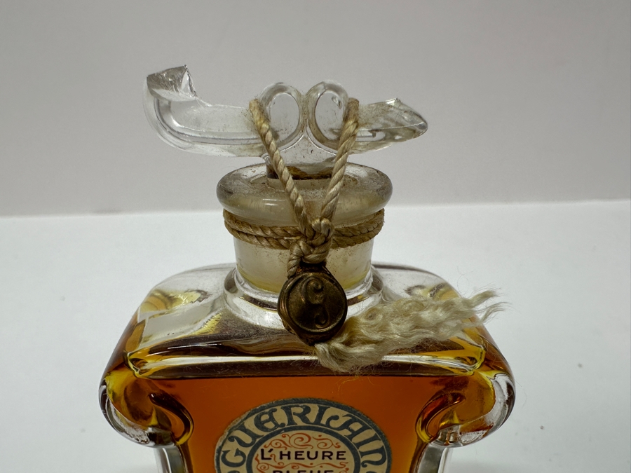 Vintage Sealed Guerlain L'Heure Bleue Paris Perfume Bottle (Stopper Is Chipped) 3H [Photo 3]