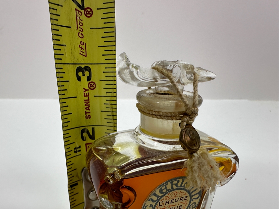 Vintage Sealed Guerlain L'Heure Bleue Paris Perfume Bottle (Stopper Is Chipped) 3H [Photo 6]