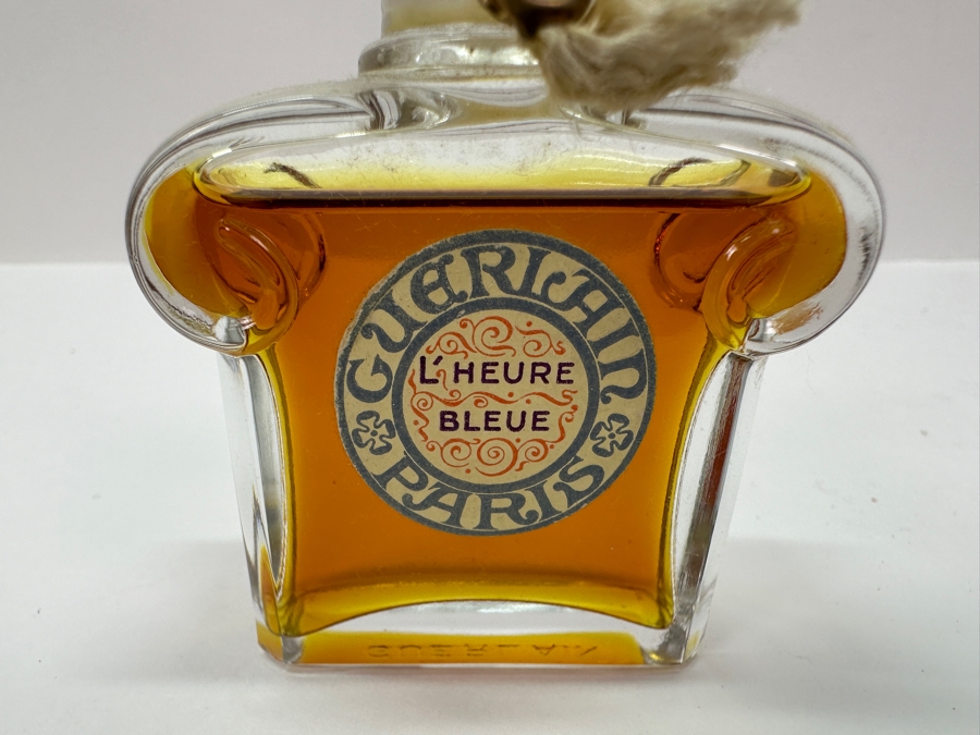 Vintage Sealed Guerlain L'Heure Bleue Paris Perfume Bottle (Stopper Is Chipped) 3H [Photo 2]