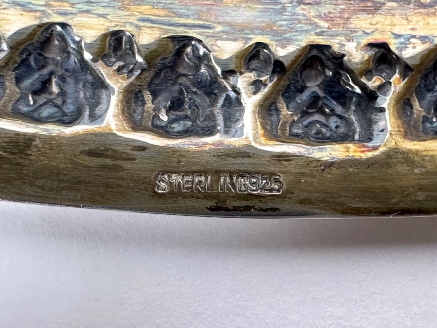 Large Sterling Silver Platter Presented To Mr. Chi Owyang, Ambassador Of Singapore And Dean Of The Diplomatic Corps Bangkok February 29, 1988 Facsimilie Signed By Various Countries Including The USA And CSSR 17.25 X 12 846g [Photo 13]