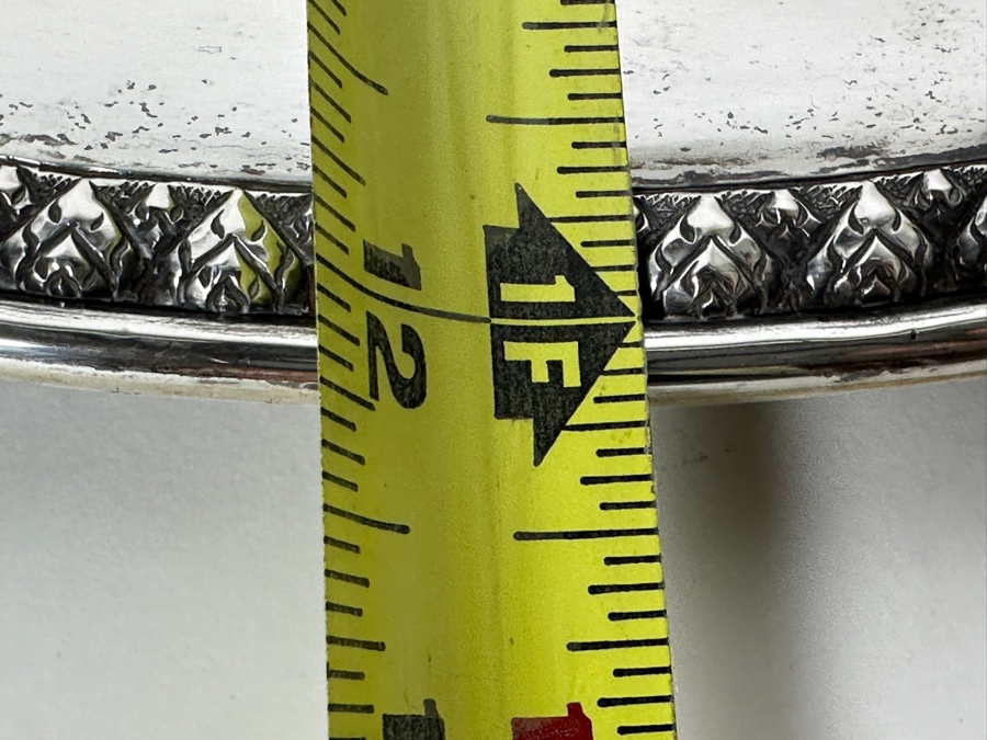 Large Sterling Silver Platter Presented To Mr. Chi Owyang, Ambassador Of Singapore And Dean Of The Diplomatic Corps Bangkok February 29, 1988 Facsimilie Signed By Various Countries Including The USA And CSSR 17.25 X 12 846g [Photo 16]