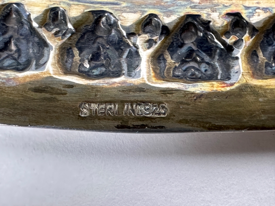 Large Sterling Silver Platter Presented To Mr. Chi Owyang, Ambassador Of Singapore And Dean Of The Diplomatic Corps Bangkok February 29, 1988 Facsimilie Signed By Various Countries Including The USA And CSSR 17.25 X 12 846g [Photo 14]