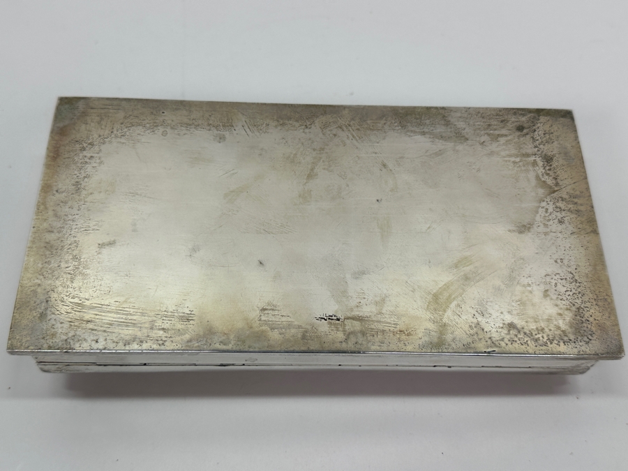 Stunning Vintage Repousse Sterling Silver Box From Thailand 8.25W X 4.25D X 1.75H 523g [Photo 12]