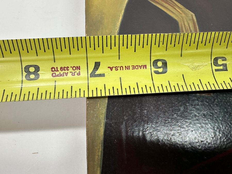 Just Added - Gene Basin (Russian/American) Original Icon Painting Of Jesus On Board 7W X 10H X 1.25D [Photo 10]