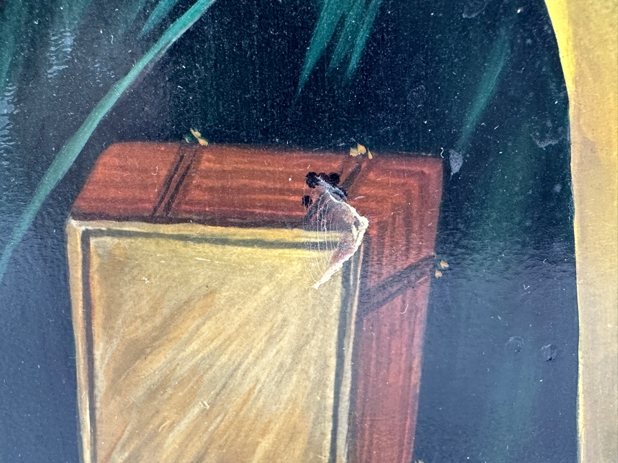 Just Added - Gene Basin (Russian/American) Original Icon Painting Of Jesus On Board 7W X 10H X 1.25D [Photo 5]