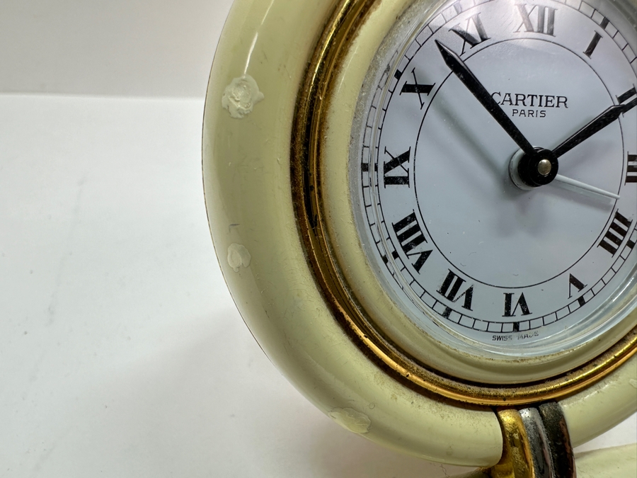 Just Added - Vintage Cartier Paris Travel Clock 3W [Photo 5]