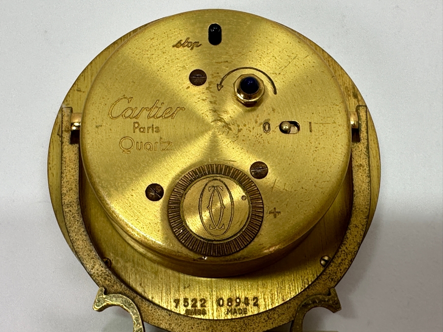 Just Added - Vintage Cartier Paris Travel Clock 3W [Photo 8]