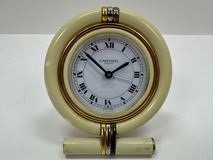 Just Added - Vintage Cartier Paris Travel Clock 3W [Photo 2]