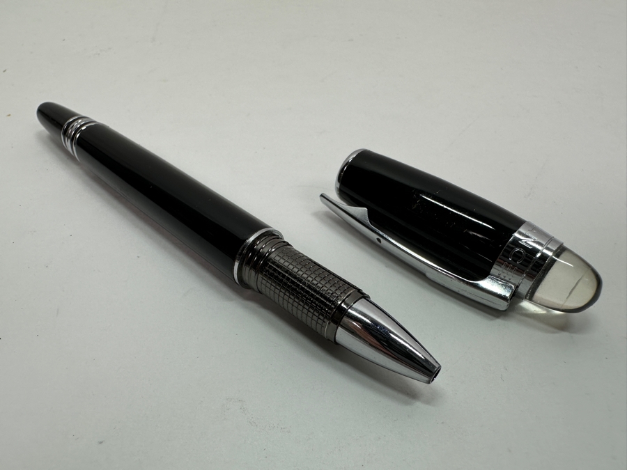 Just Added - Montblanc Starwalker Ballpoint Pen - Needs Ink Refill - Note See Photos For Scratches [Photo 5]