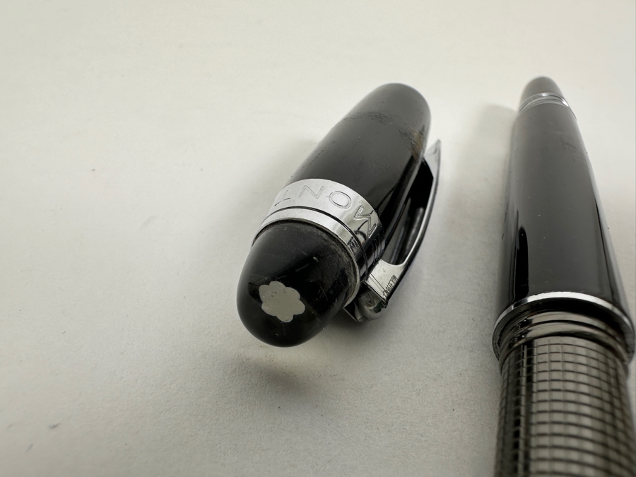 Just Added - Montblanc Starwalker Ballpoint Pen - Needs Ink Refill - Note See Photos For Scratches [Photo 3]