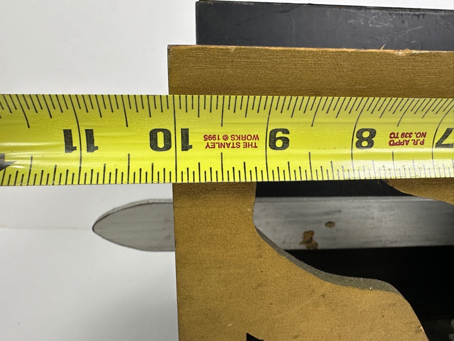 Just Added - Vintage Wooden Hand Painted Dagger Chest Magician's Prop Magic Trick Dagger Livestock Vanish 10W X 6D X 8.5H Wooden Sword Is 16L [Photo 9]