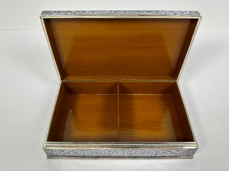 Vintage Sterling Silver Box From Thailand SYKH 8W X 4.5D X 2H 645g [Photo 10]
