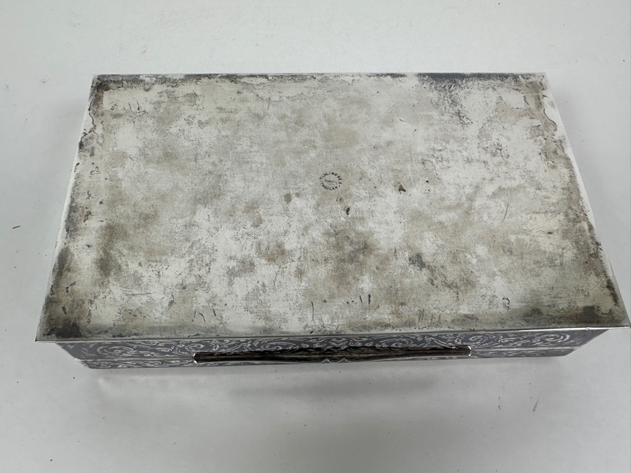 Vintage Sterling Silver Box From Thailand SYKH 8W X 4.5D X 2H 645g [Photo 11]