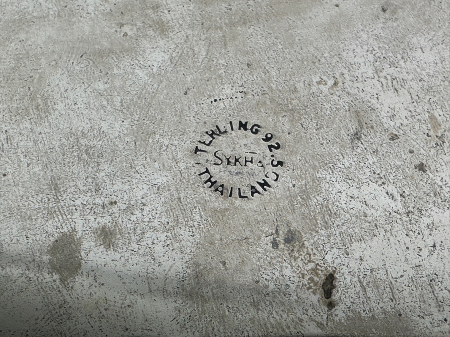 Vintage Sterling Silver Box From Thailand SYKH 8W X 4.5D X 2H 645g [Photo 12]