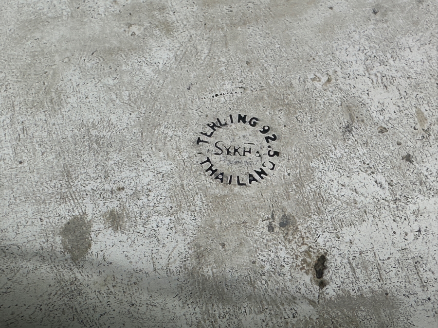 Vintage Sterling Silver Box From Thailand SYKH 8W X 4.5D X 2H 645g [Photo 13]