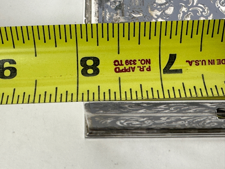 Vintage Sterling Silver Box From Thailand SYKH 8W X 4.5D X 2H 645g [Photo 15]