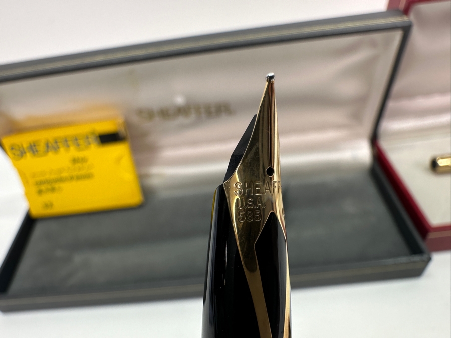 Sheaffer Fountain Pen With 14K Gold Nib And Gold EP Sheaffer Fountain Pen [Photo 7]