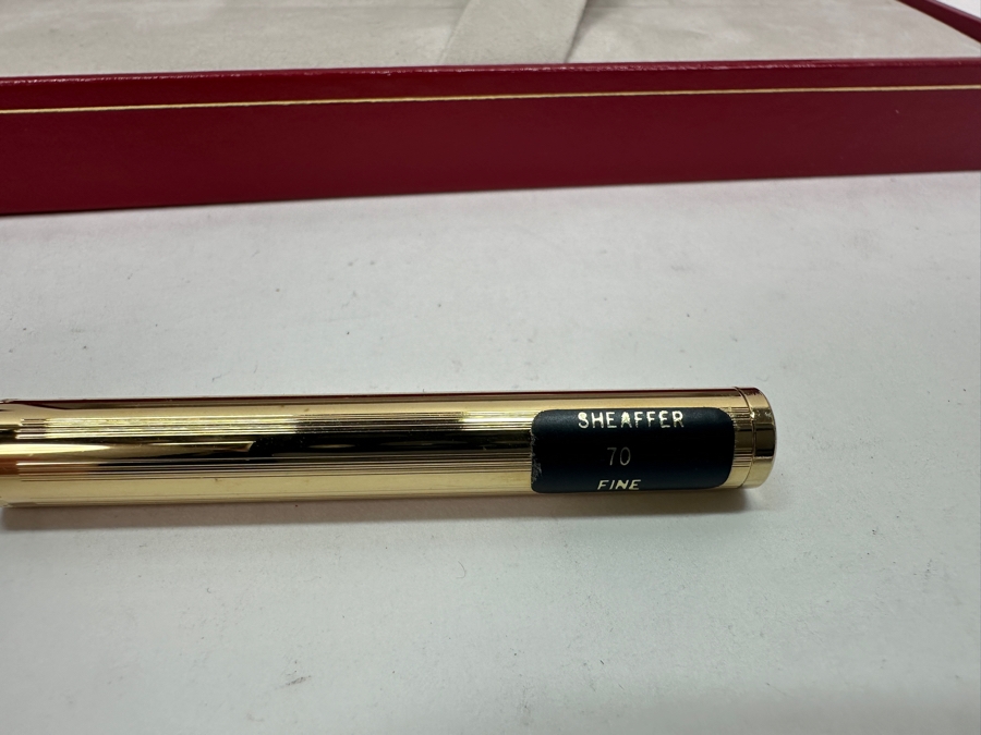 Sheaffer Fountain Pen With 14K Gold Nib And Gold EP Sheaffer Fountain Pen [Photo 10]