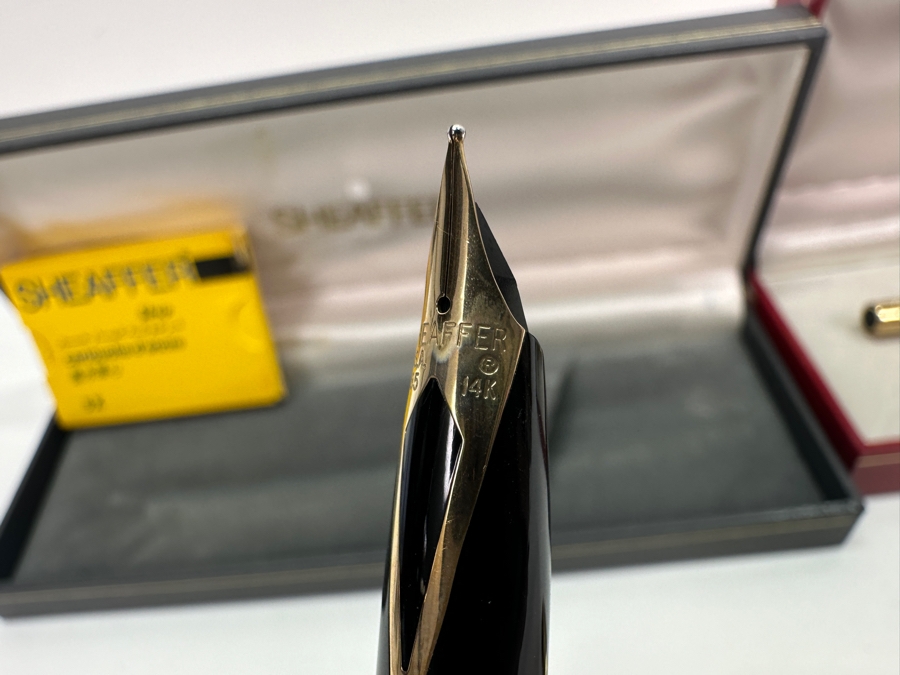 Sheaffer Fountain Pen With 14K Gold Nib And Gold EP Sheaffer Fountain Pen [Photo 6]