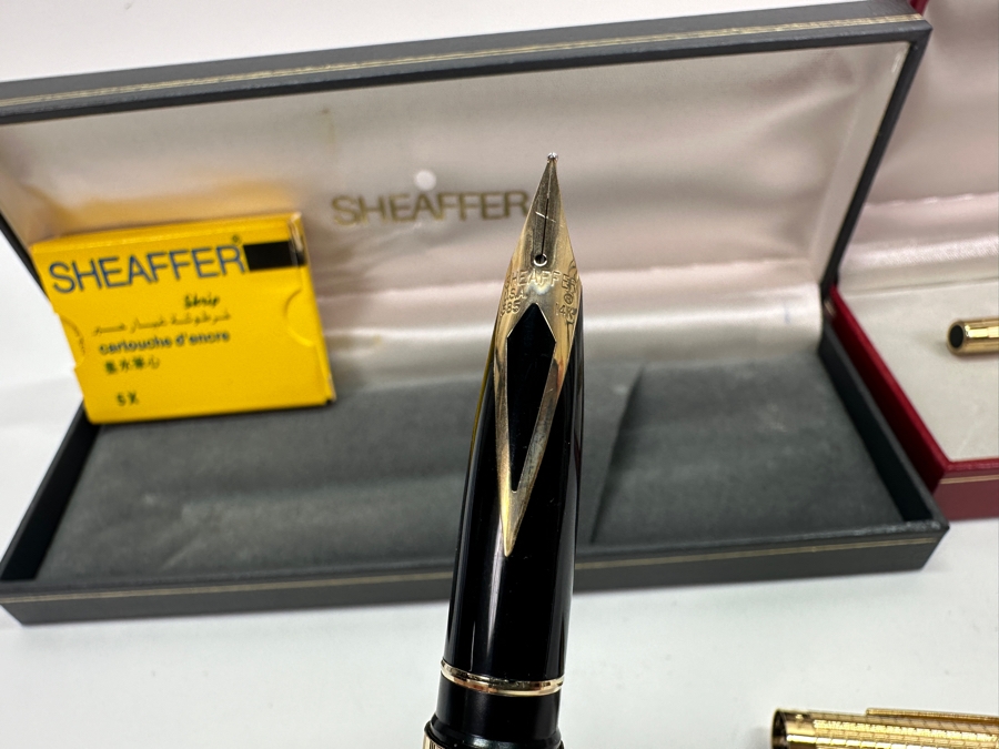 Sheaffer Fountain Pen With 14K Gold Nib And Gold EP Sheaffer Fountain Pen [Photo 5]