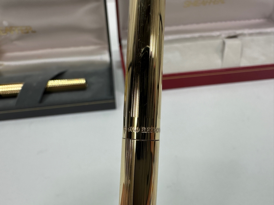 Sheaffer Fountain Pen With 14K Gold Nib And Gold EP Sheaffer Fountain Pen [Photo 9]