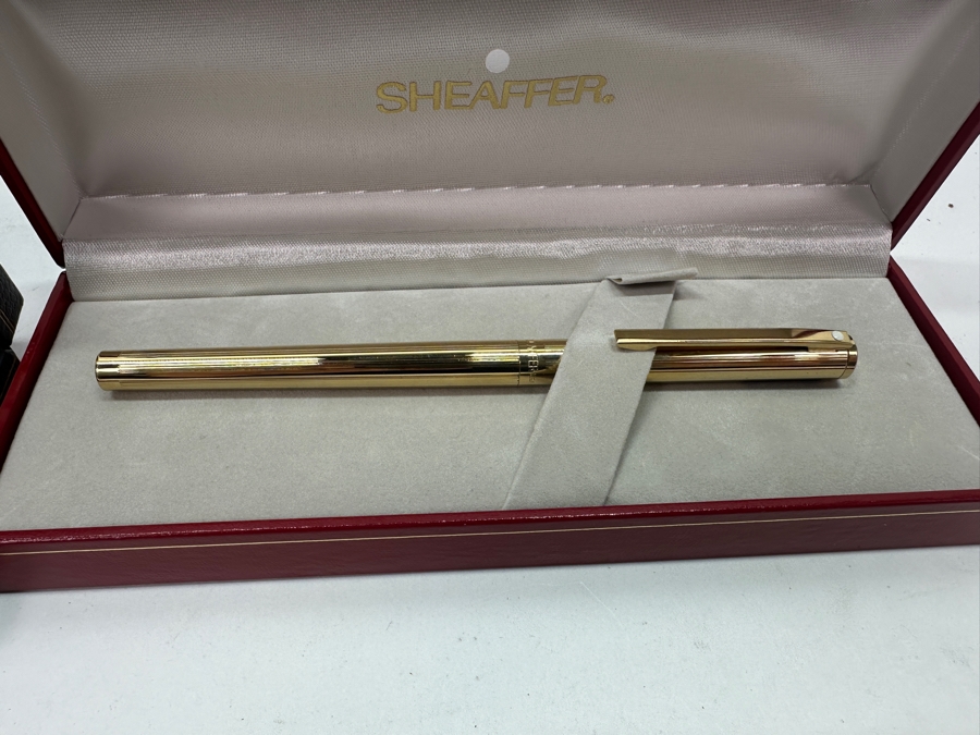 Sheaffer Fountain Pen With 14K Gold Nib And Gold EP Sheaffer Fountain Pen [Photo 8]