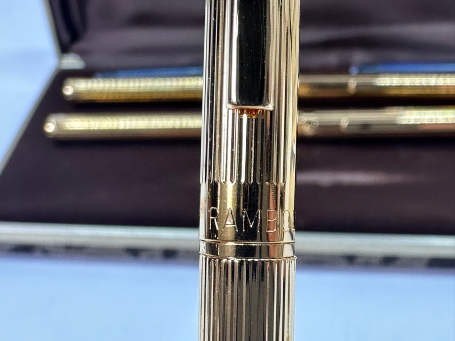 Rambold Germany 3 Pen Set With Fountain Pen, Ball Point And Rollerball Pen Plus Cross Fountain Pen [Photo 5]
