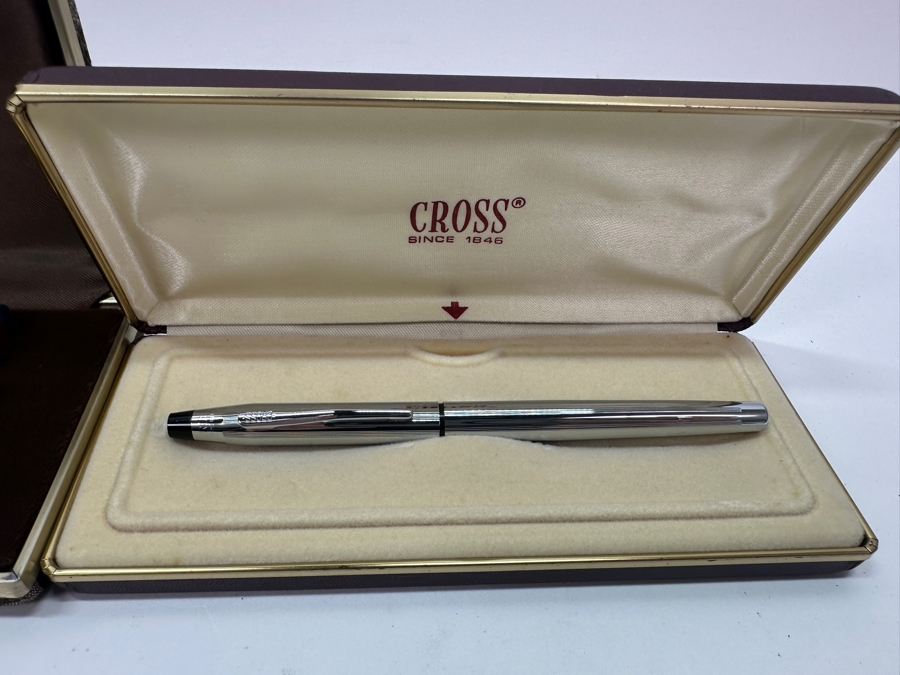 Rambold Germany 3 Pen Set With Fountain Pen, Ball Point And Rollerball Pen Plus Cross Fountain Pen [Photo 3]