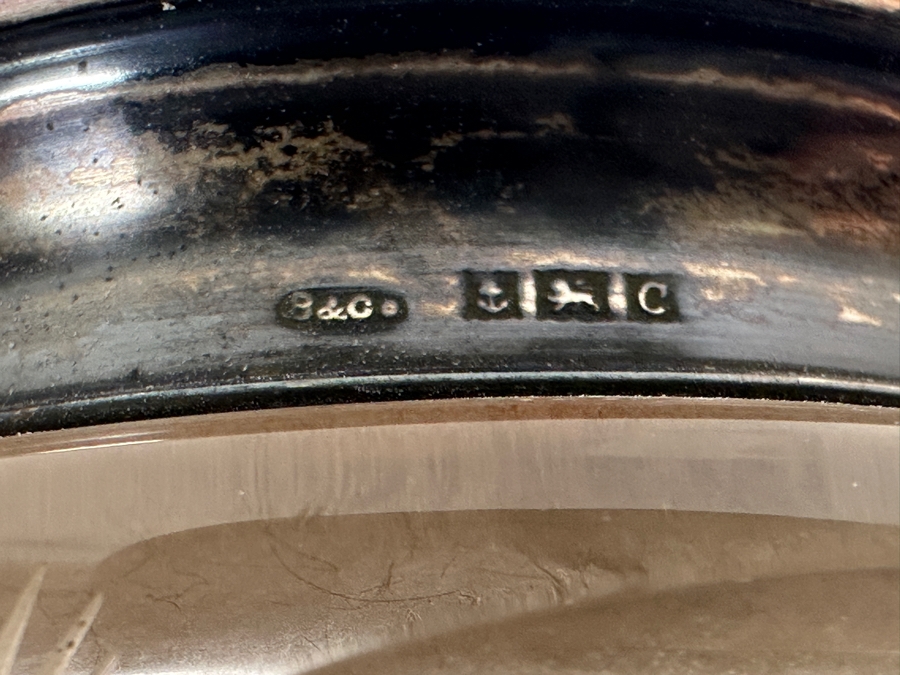 Vintage Mid-Century English Hallmarked Birmingham W I Broadway & Co. Sterling Silver Lid Powder Jar 4W X 2H [Photo 5]