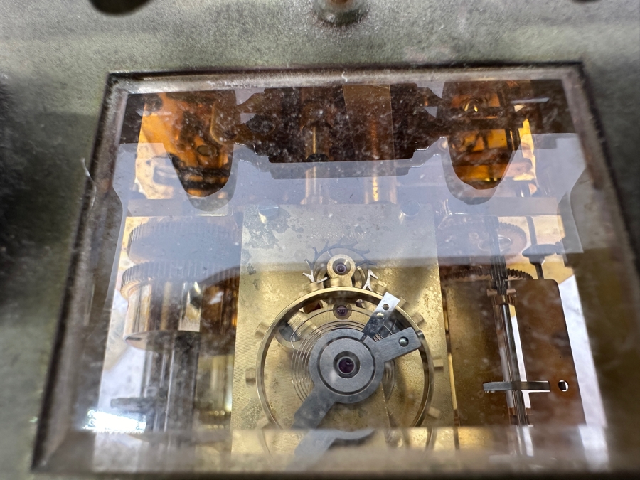 Stunning Matthew Norman London Brass Repeater Carriage Clock Working 4W X 3.5D X 7H Very Heavy [Photo 16]