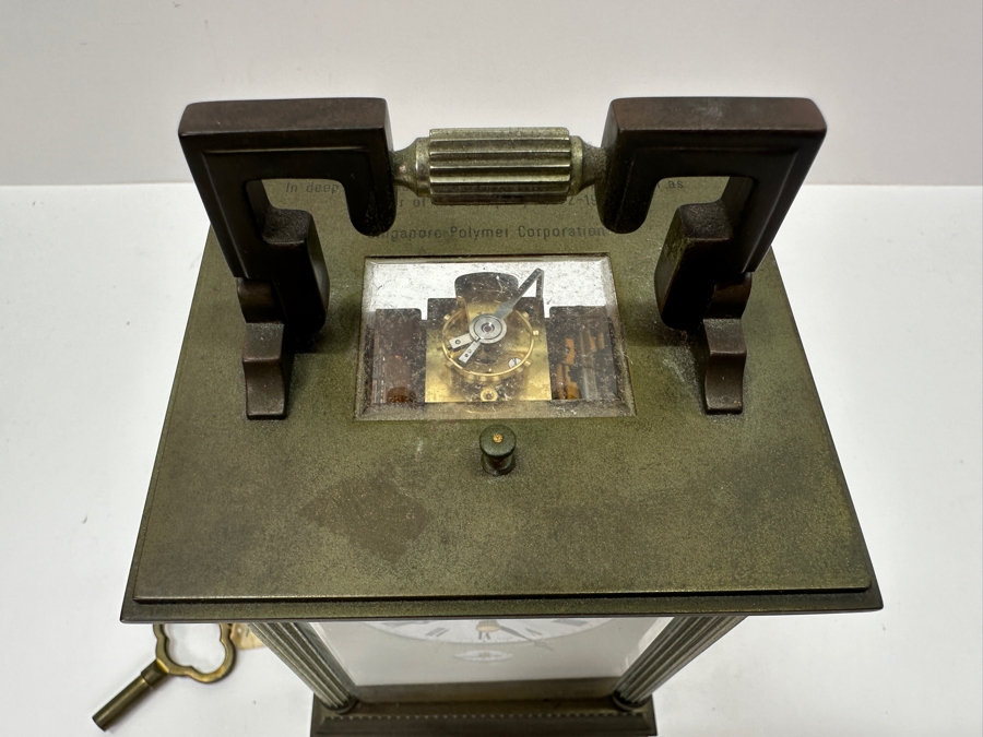 Stunning Matthew Norman London Brass Repeater Carriage Clock Working 4W X 3.5D X 7H Very Heavy [Photo 5]