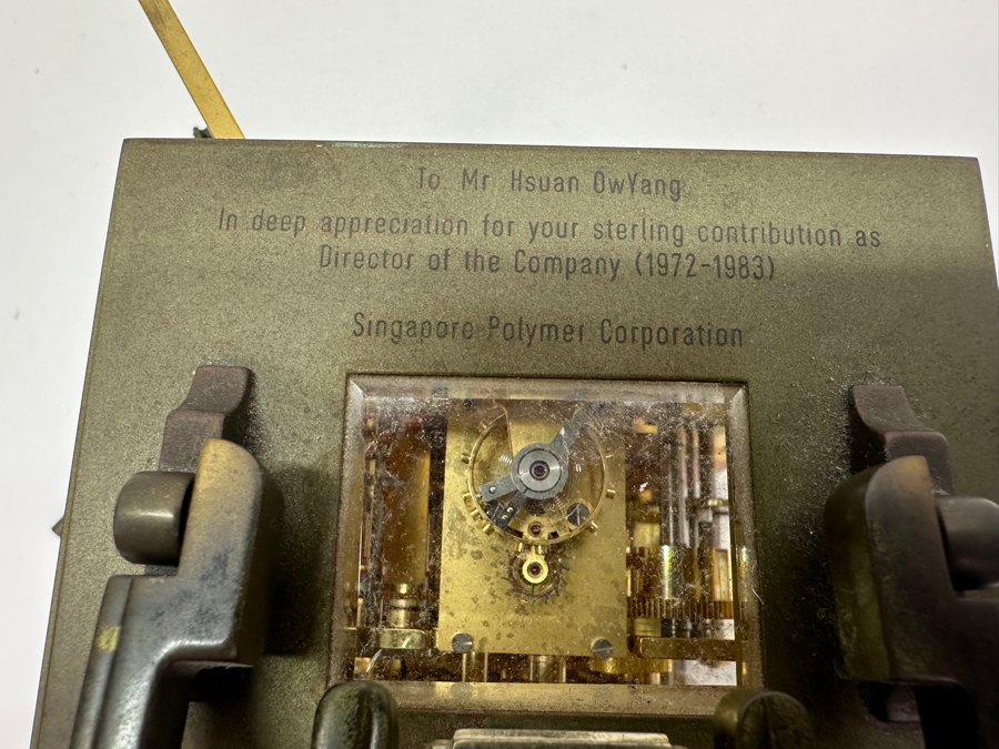 Stunning Matthew Norman London Brass Repeater Carriage Clock Working 4W X 3.5D X 7H Very Heavy [Photo 17]