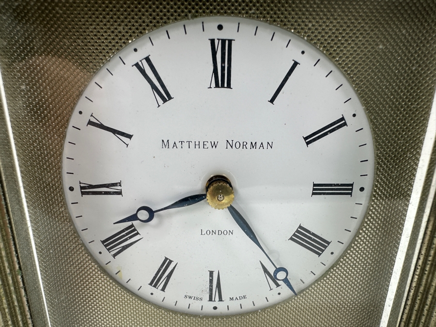 Stunning Matthew Norman London Brass Repeater Carriage Clock Working 4W X 3.5D X 7H Very Heavy [Photo 3]