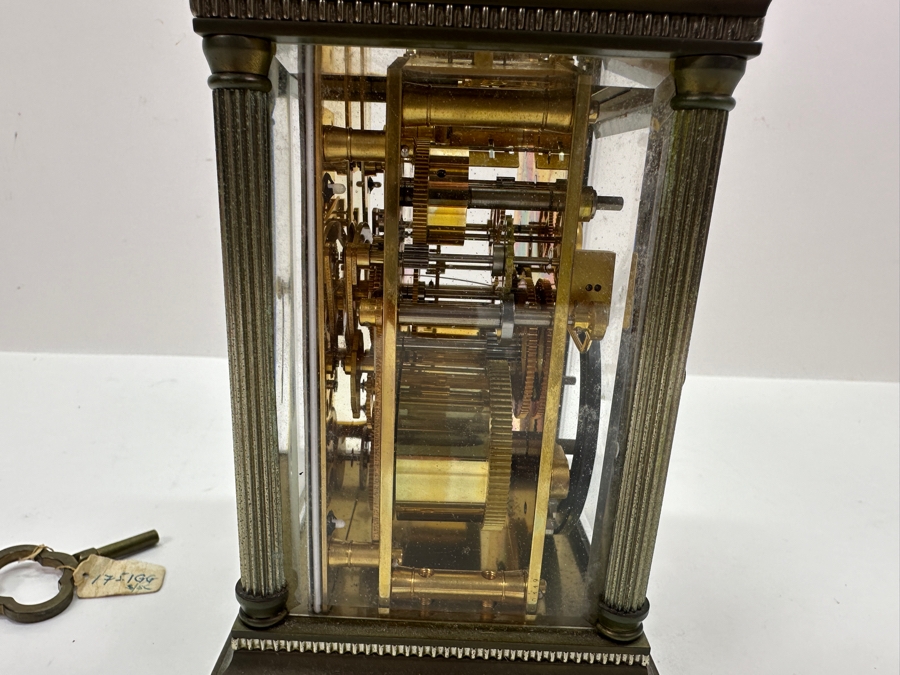 Stunning Matthew Norman London Brass Repeater Carriage Clock Working 4W X 3.5D X 7H Very Heavy [Photo 7]