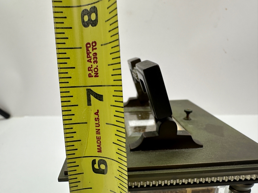 Stunning Matthew Norman London Brass Repeater Carriage Clock Working 4W X 3.5D X 7H Very Heavy [Photo 21]