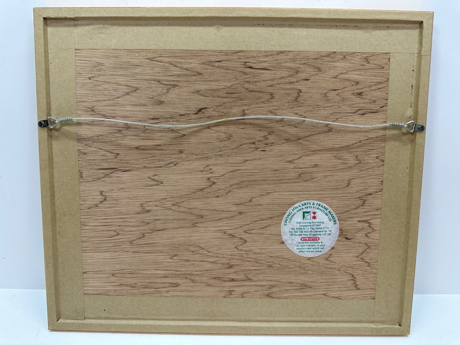 Original Asian Koi Fish Watercolor Painting Artist Signed Lower Right 7 X 5 Framed 13.5 X 12 [Photo 10]