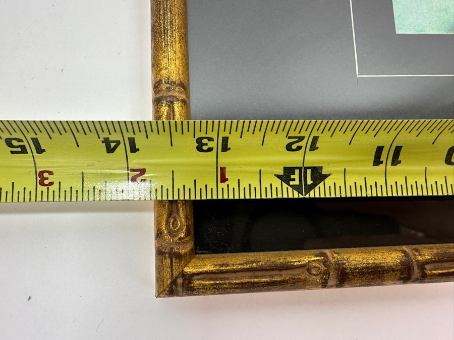 Original Asian Koi Fish Watercolor Painting Artist Signed Lower Right 7 X 5 Framed 13.5 X 12 [Photo 13]