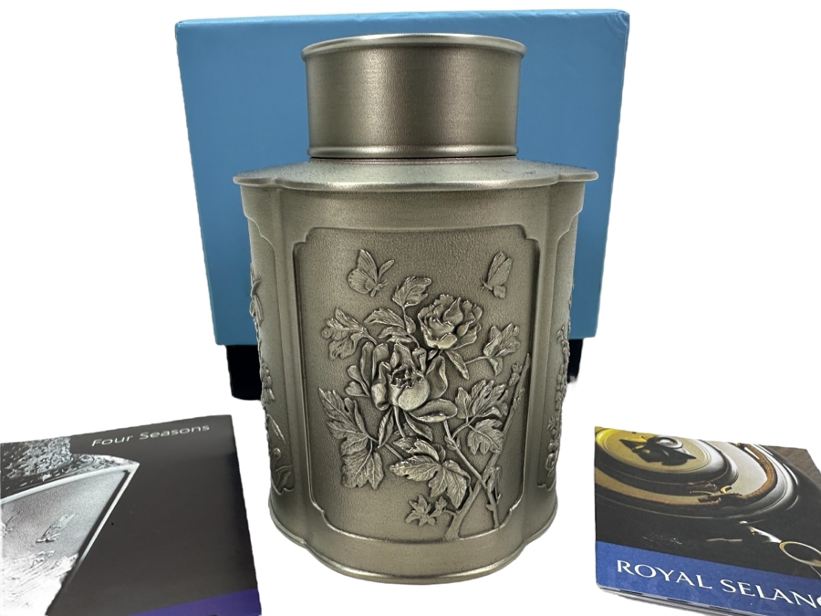 Royal Selangor Pewter Four Seasons Bottle With Top