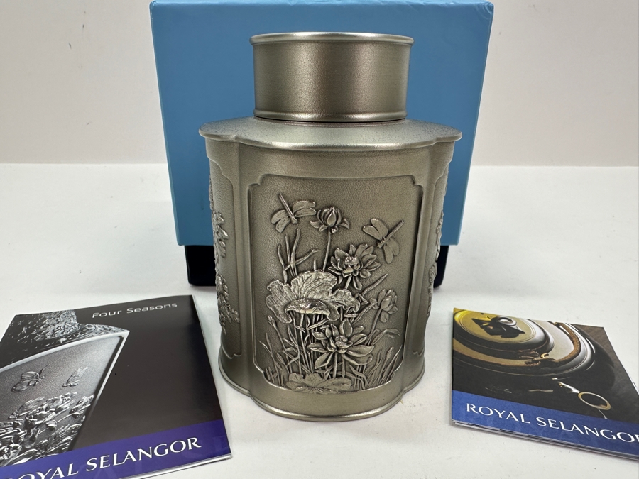 Royal Selangor Pewter Four Seasons Bottle With Top [Photo 2]