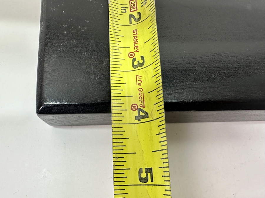 Brass Ballerina Sculpture On Wooden Base Artist Unknown 22.5W X 4D X 15H [Photo 7]