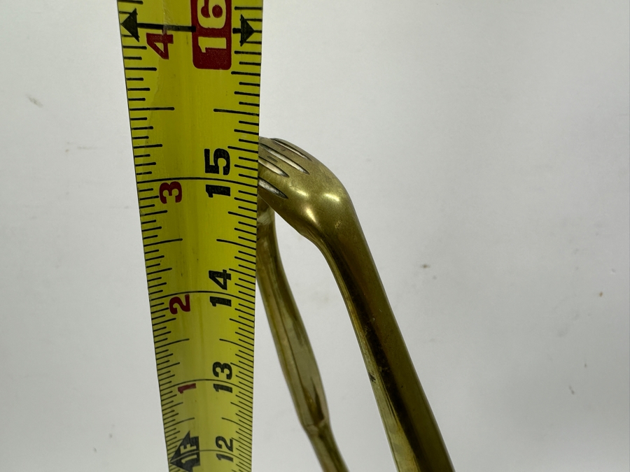 Brass Ballerina Sculpture On Wooden Base Artist Unknown 22.5W X 4D X 15H [Photo 8]