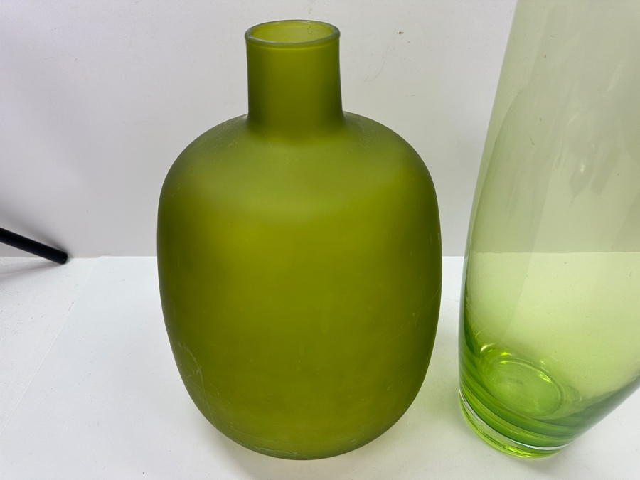 Large Of Large Glass Vases From Z Gallerie 13.5H & 23.5H [Photo 3]