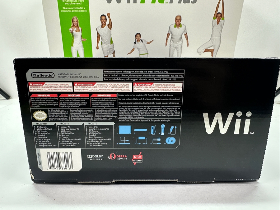 New Nintendo Wii Gaming Console Includes Wii Sports + Wii Sports Resort + Wii MotionPlus And New Wii Fit Plus [Photo 3]