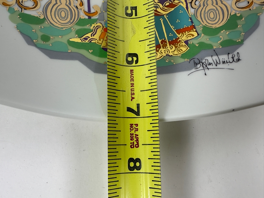 Rosenthal Studio-Linie Germany Bjorn Winblad Porcelain Dish 1987 S.E.S.S. New Factory Inauguration May 1987 7 X 7 [Photo 7]